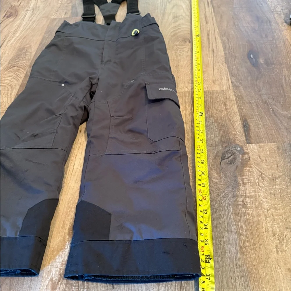 Obermeyer Kids Dark Grey Snow Pants Size 5 - Picture 8 of 11